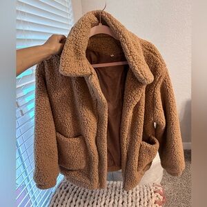 SHEIN teddy jacket. Super soft and cute. Worn only a few times.